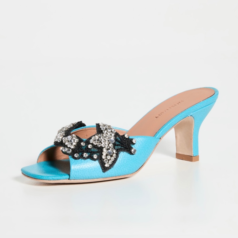 EUC / VGUC Rachel Comey Rhinestone Kitten Heels Sz 5